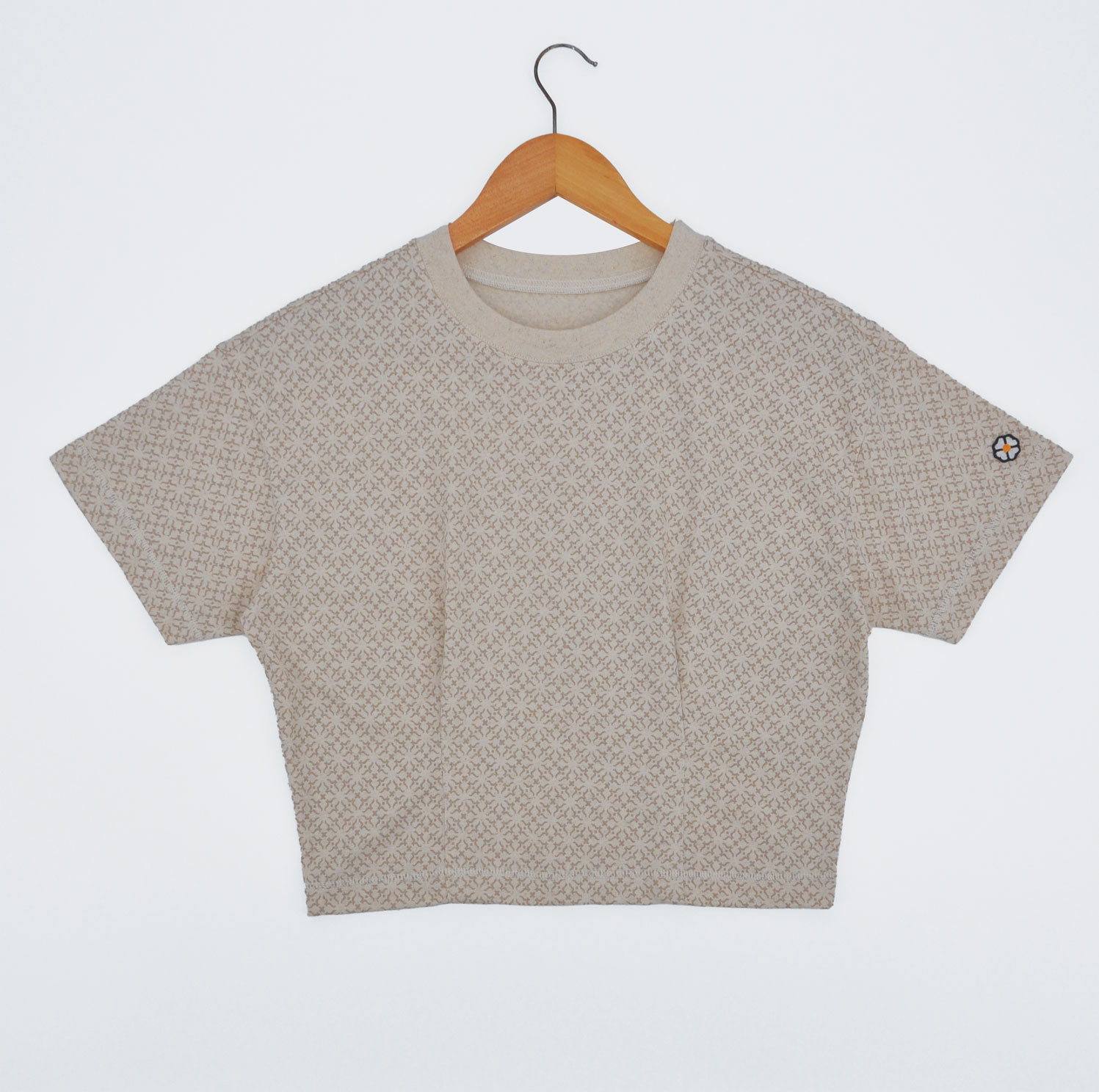 Navy Striped Cotton